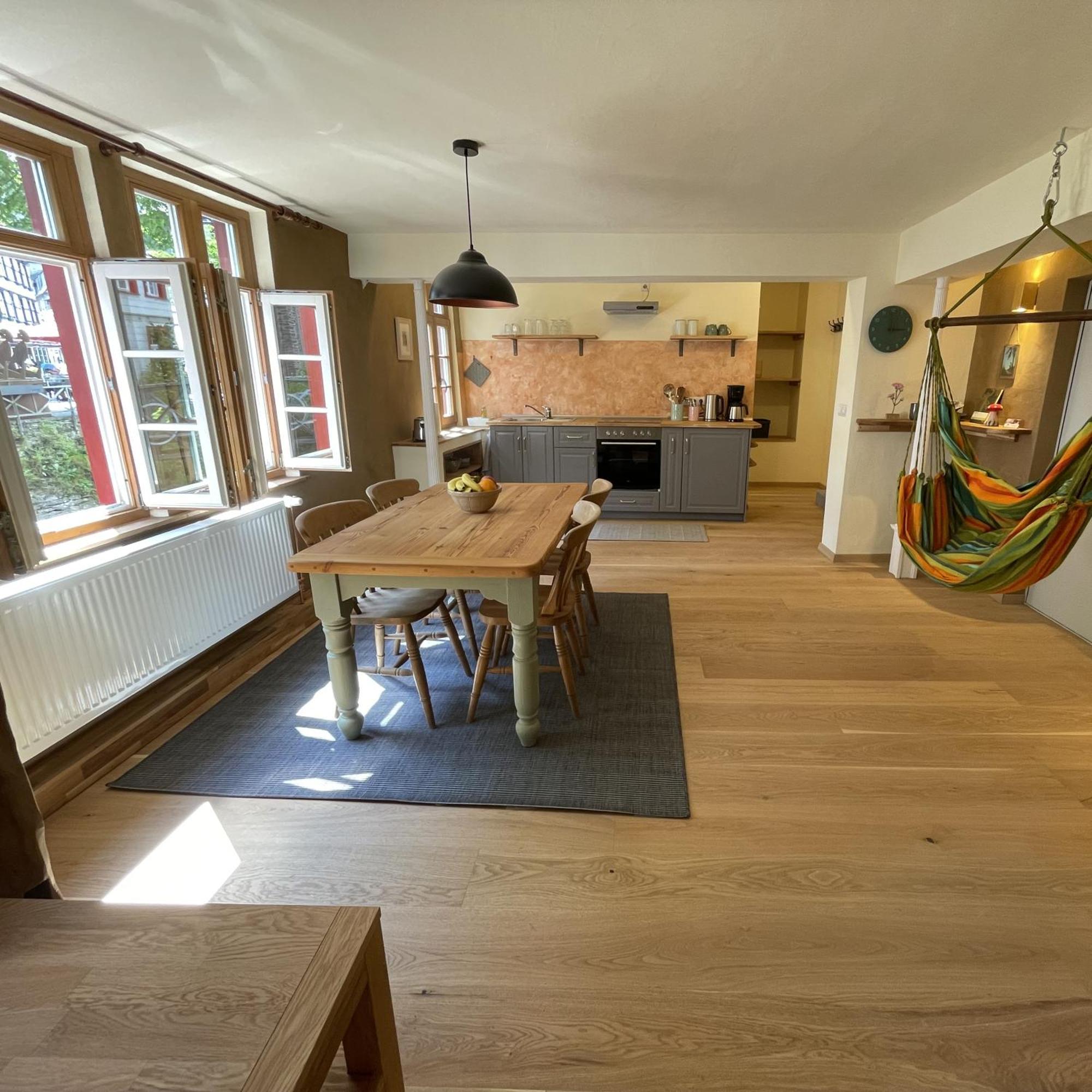 Apartment Am Fluss Im Haus An Der Rur Monschau Esterno foto