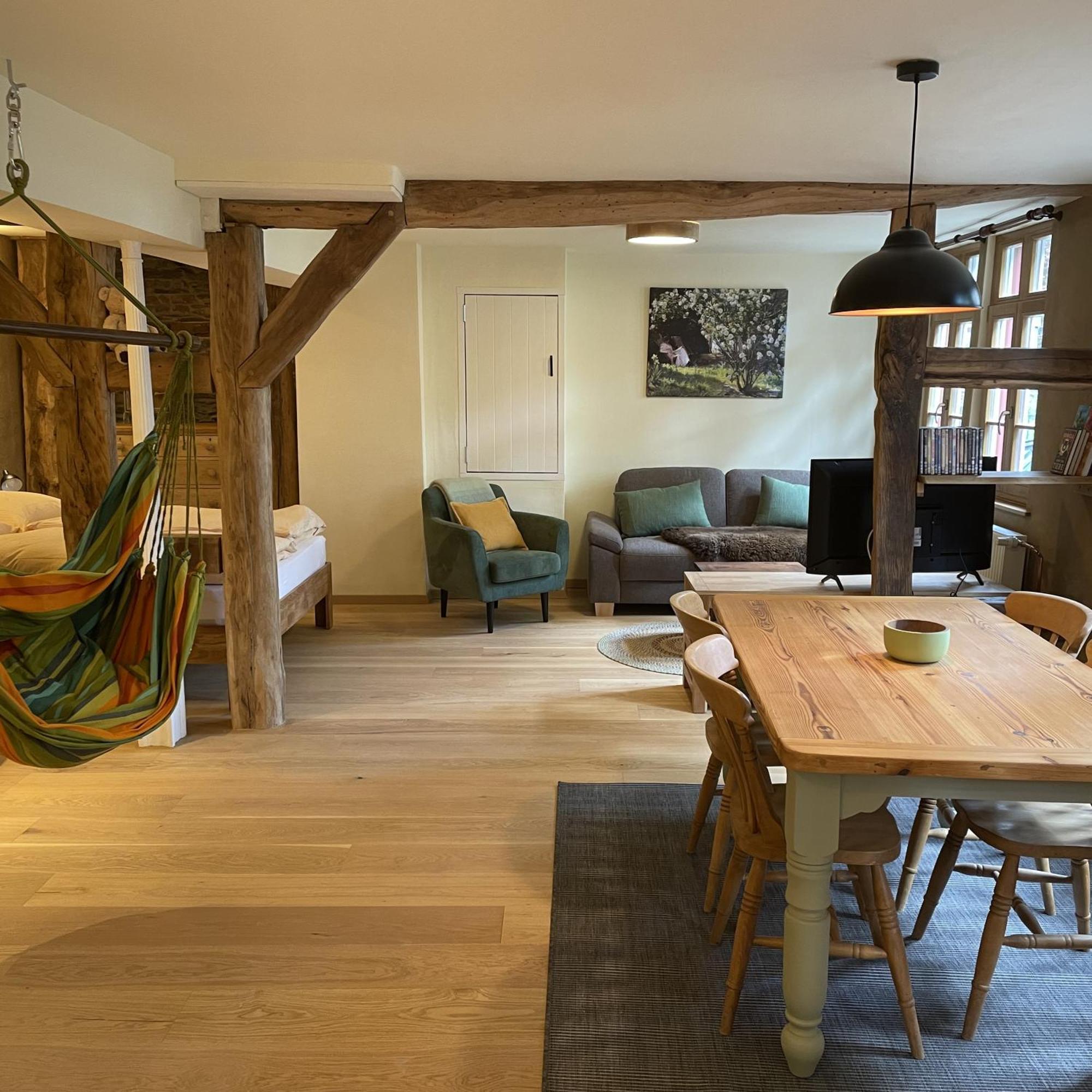 Apartment Am Fluss Im Haus An Der Rur Monschau Esterno foto